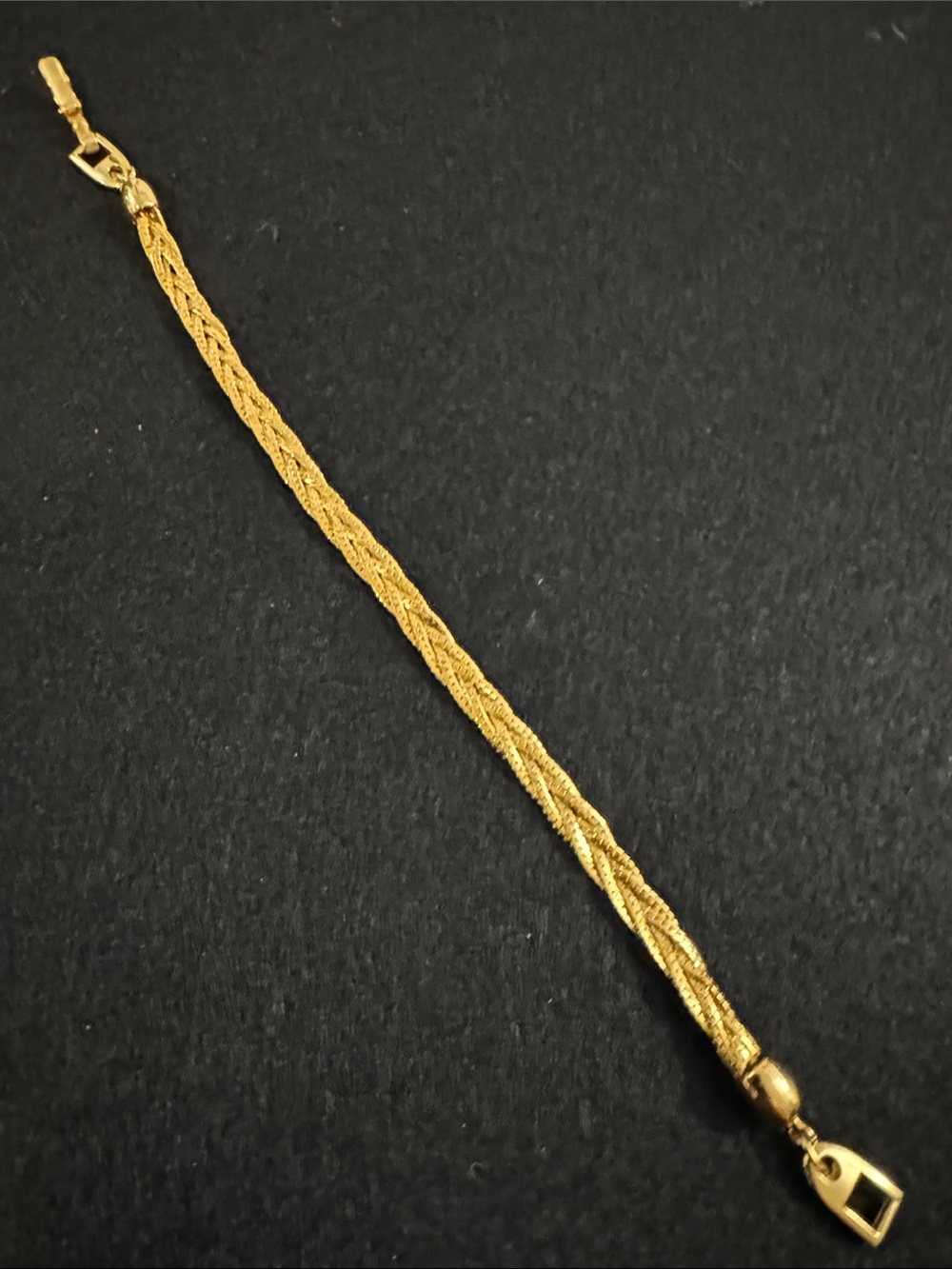Napier Gold Braided Rope Bracelet